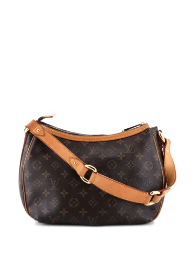 Pre-owned Louis Vuitton Tulum Handbag Monogram Canvas Pm Shoulder Bag In Brown