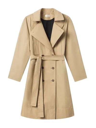 A.l.c Asher Trench Coat In Brown