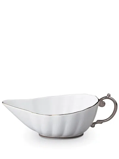 L'objet Aegean Sauce Boat (20cm X 20cm) In White