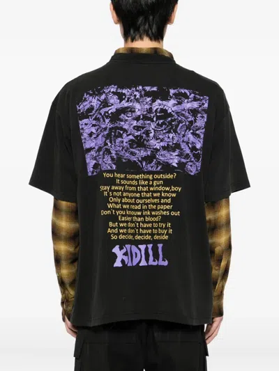 Kidill Graind The Power T-shirt In Blue