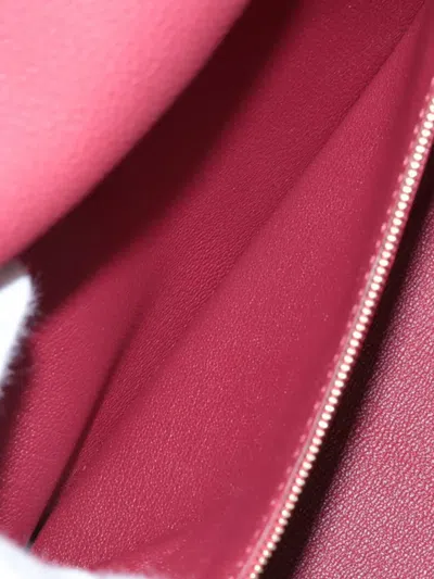 Pre-owned Hermes 2023 Togo Kelly Ii Retourne 28 Satchel In Red