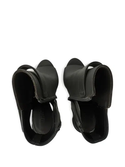 Pre-owned Vince Peep-toe Sandals In Gray