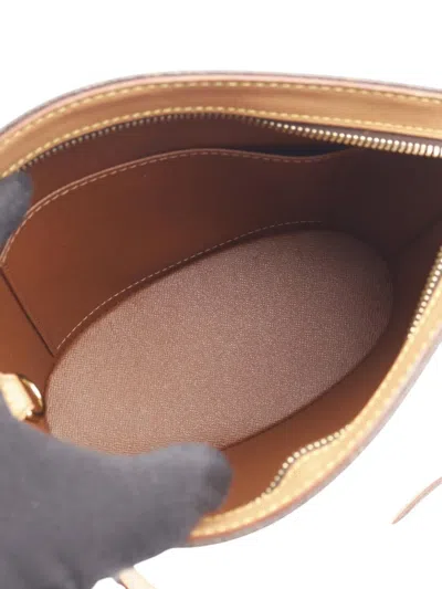 Pre-owned Louis Vuitton 2003 Monogram Drouot Crossbody Bag In Brown