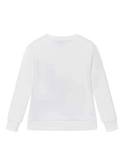 Atelier Choux Graphic-design Sweatshirt In White