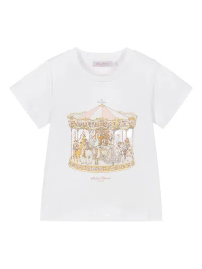 Atelier Choux Graphic-design T-shirt In White