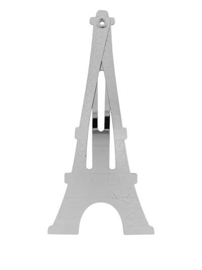 Balenciaga Eiffel-tower Hair Clip (set Of Two) In Red
