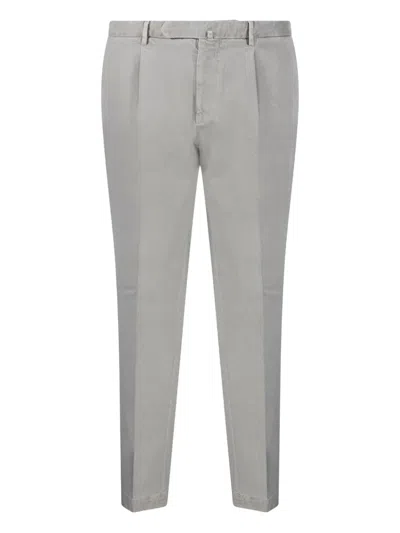 Santaniello Pleated Trousers In Gray