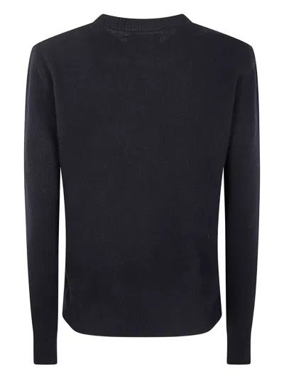 Mc2 Saint Barth Embroidered Sweater In Black