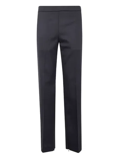 Pinko Wool Trousers In Gray