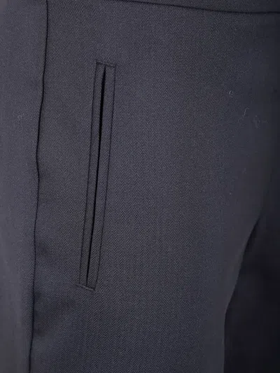 Pinko Wool Trousers In Gray