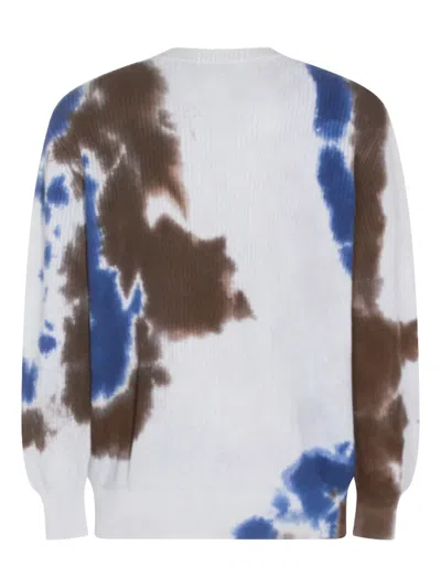 Mauna Kea Tie-dye Long Sleeve Crew Neck Sweater In Multi