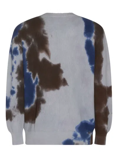 Mauna Kea Tie-dye Long Sleeve Crew Neck Sweater In Multi