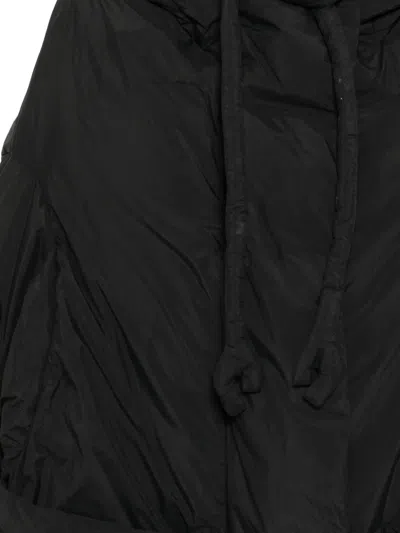 Rundholz Hooded Coat In Black