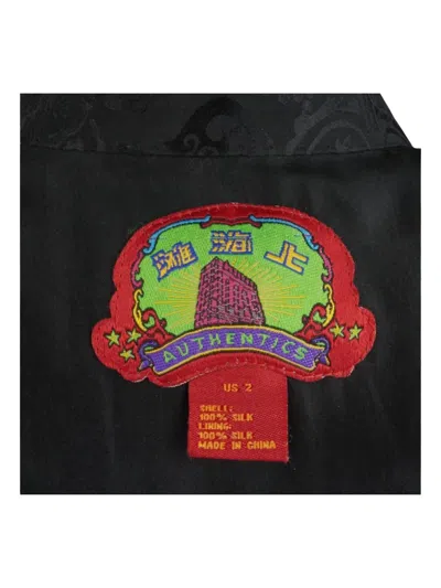 Pre-owned Shanghai Tang Embroidered Dress In Black