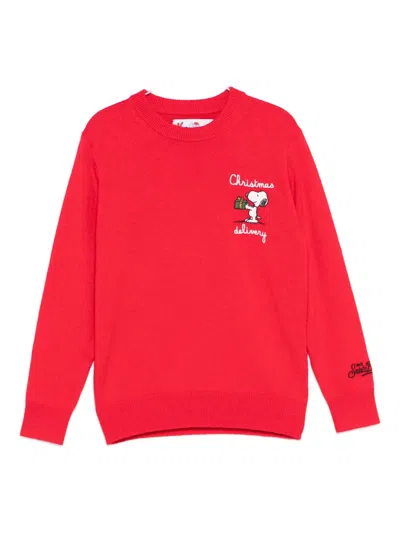 Mc2 Saint Barth X Peanuts™ Douglas Sweater In Purple