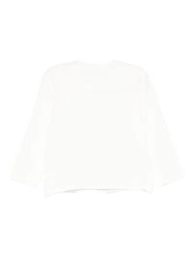 Teddy & Minou Long-sleeve Sweater In White