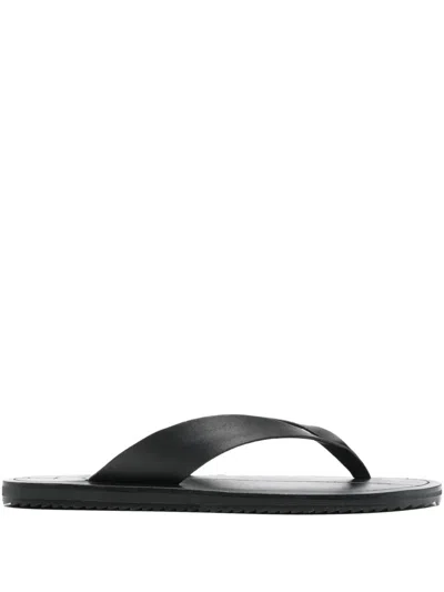 A.emery Flora Flat Sandals In Black