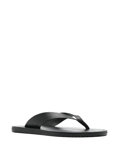 A.emery Flora Flat Sandals In Black