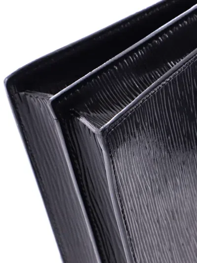 Pre-owned Louis Vuitton Sevigne Handbag Electric Epi Leather Pm Shoulder Bag In Black