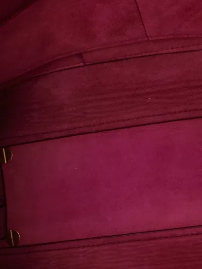 Pre-owned Bottega Veneta Arco Bag Maxi Intrecciato Leather Medium Shoulder Bag In Pink