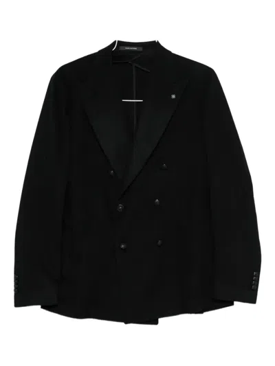 Tagliatore Double-breasted Jacket In Black