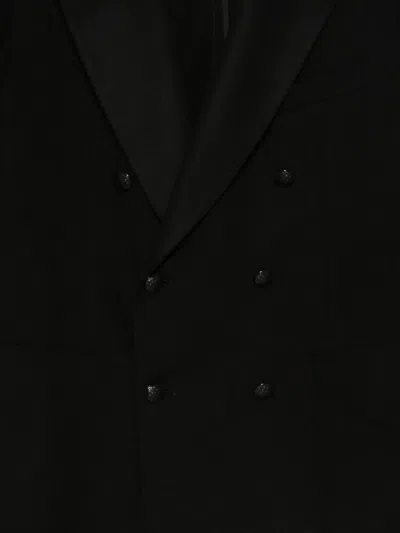Tagliatore Double-breasted Jacket In Black