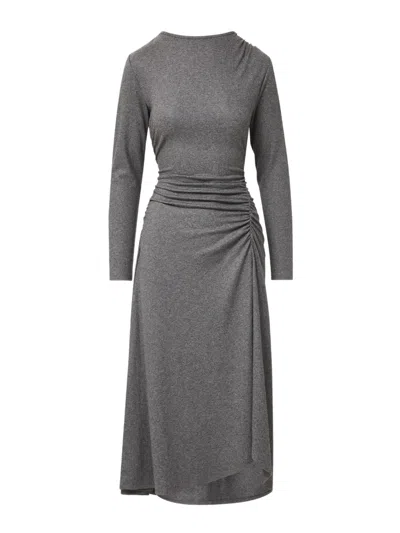 Veronica Beard Theodora Midi Dress In Gray