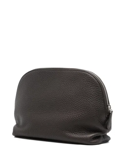 The Row Aagnes Zip Pouch In Gray