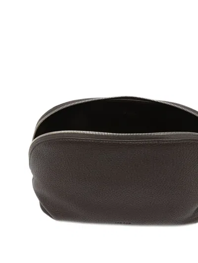 The Row Aagnes Zip Pouch In Gray