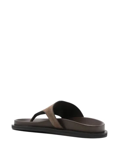 A.emery Imara Suede Flat Sandals In Brown