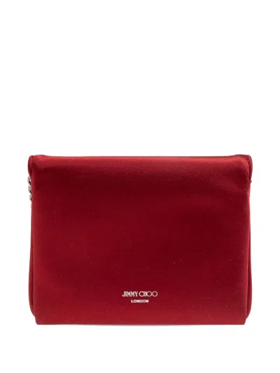 Jimmy Choo Bow Chain Mini Bag In Red