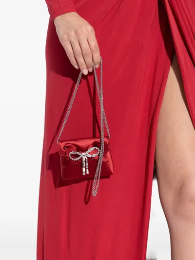 Jimmy Choo Bow Chain Mini Bag In Red