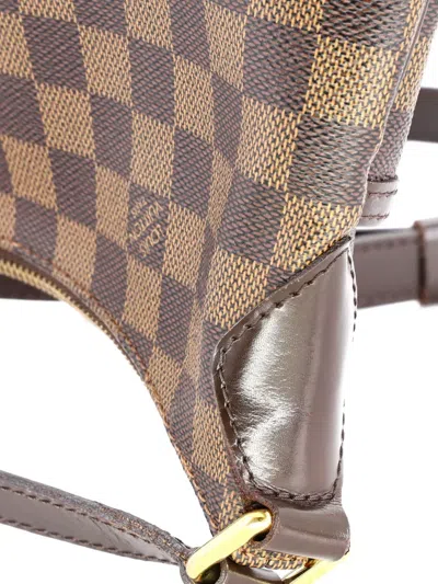 Pre-owned Louis Vuitton Bloomsbury Handbag Damier Pm Crossbody Bag In Brown