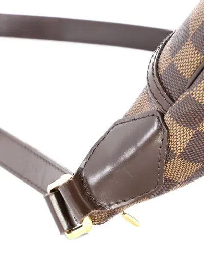 Pre-owned Louis Vuitton Bloomsbury Handbag Damier Pm Crossbody Bag In Brown
