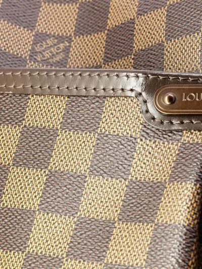 Pre-owned Louis Vuitton Bloomsbury Handbag Damier Pm Crossbody Bag In Brown