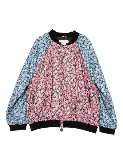 Stella Mccartney Floral-print Jacket In Pink