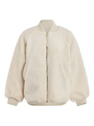 Varley Serina Reversible Quilt Jacket Sandshell In White