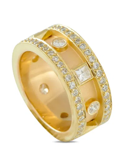 Pre-owned Lb Exclusive 18k Yellow Gold Diamond Ring