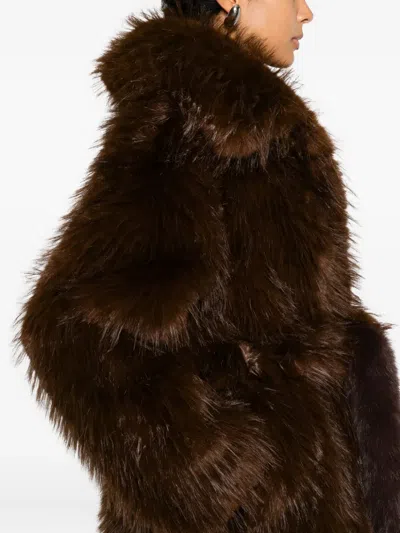 Jakke Kirby Faux-fur Coat In Blue