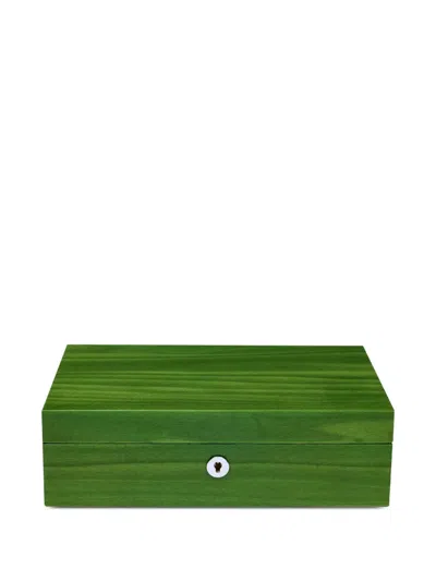 Rapport Heritage Four-watch Wood Box In Green