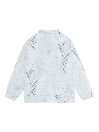 Roberto Cavalli Foliage-print Sweatshirt In Multi