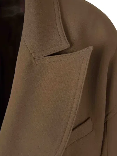 Staud Peak-lapel Single-breasted Blazer In Blue