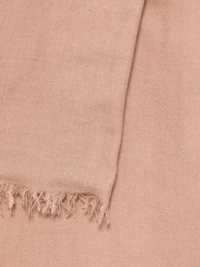 Faliero Sarti Kundy Sequin-embellished Wool Scarf Accessories In Pink