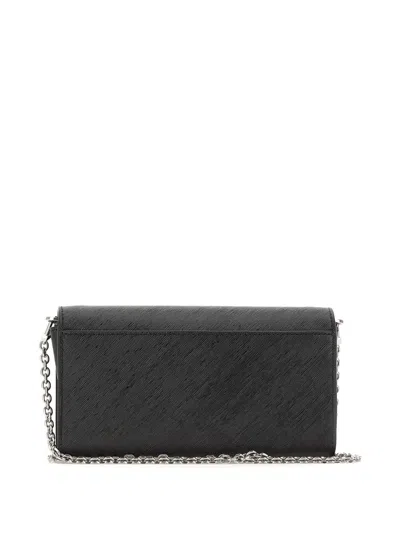 Michael Michael Kors Mona Chain Clutch Bag In Gray