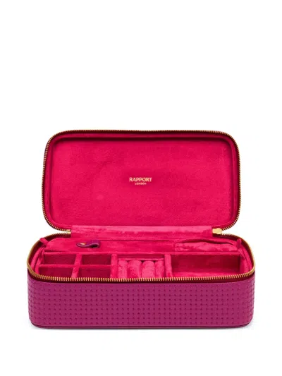 Rapport Charlotte Jewellery Case In Pink