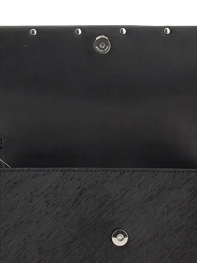 Michael Michael Kors Mona Chain Clutch Bag In Gray