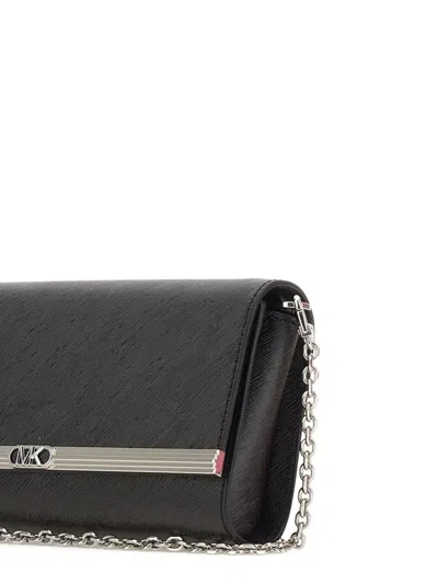 Michael Michael Kors Mona Chain Clutch Bag In Gray
