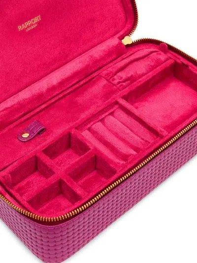 Rapport Charlotte Jewellery Case In Pink