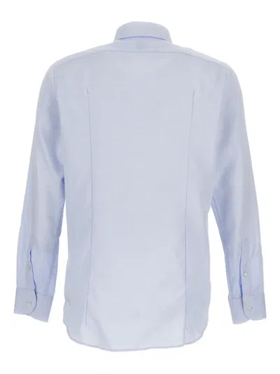 Bagutta Button-fastening Long-sleeve Shirt In Blue
