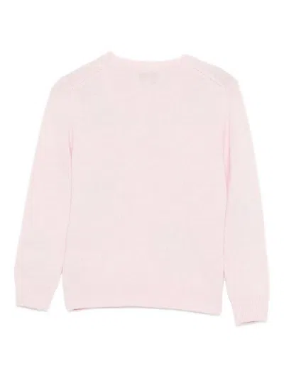 Mc2 Saint Barth Dog-pattern Sweater In Pink